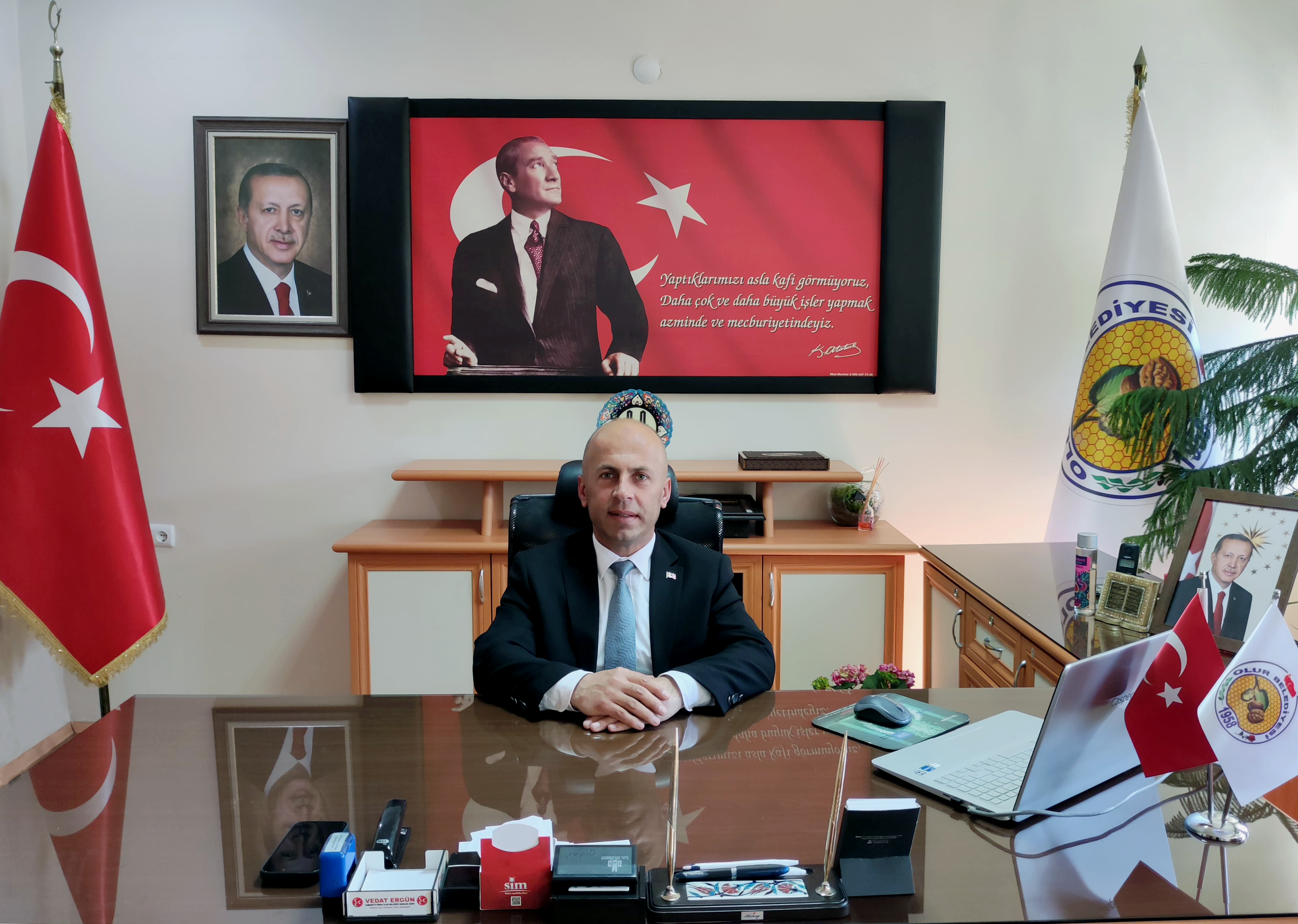 BAŞKANIMIZ SN. VEDAT ERGÜN GÖREVİNE BAŞLADI
